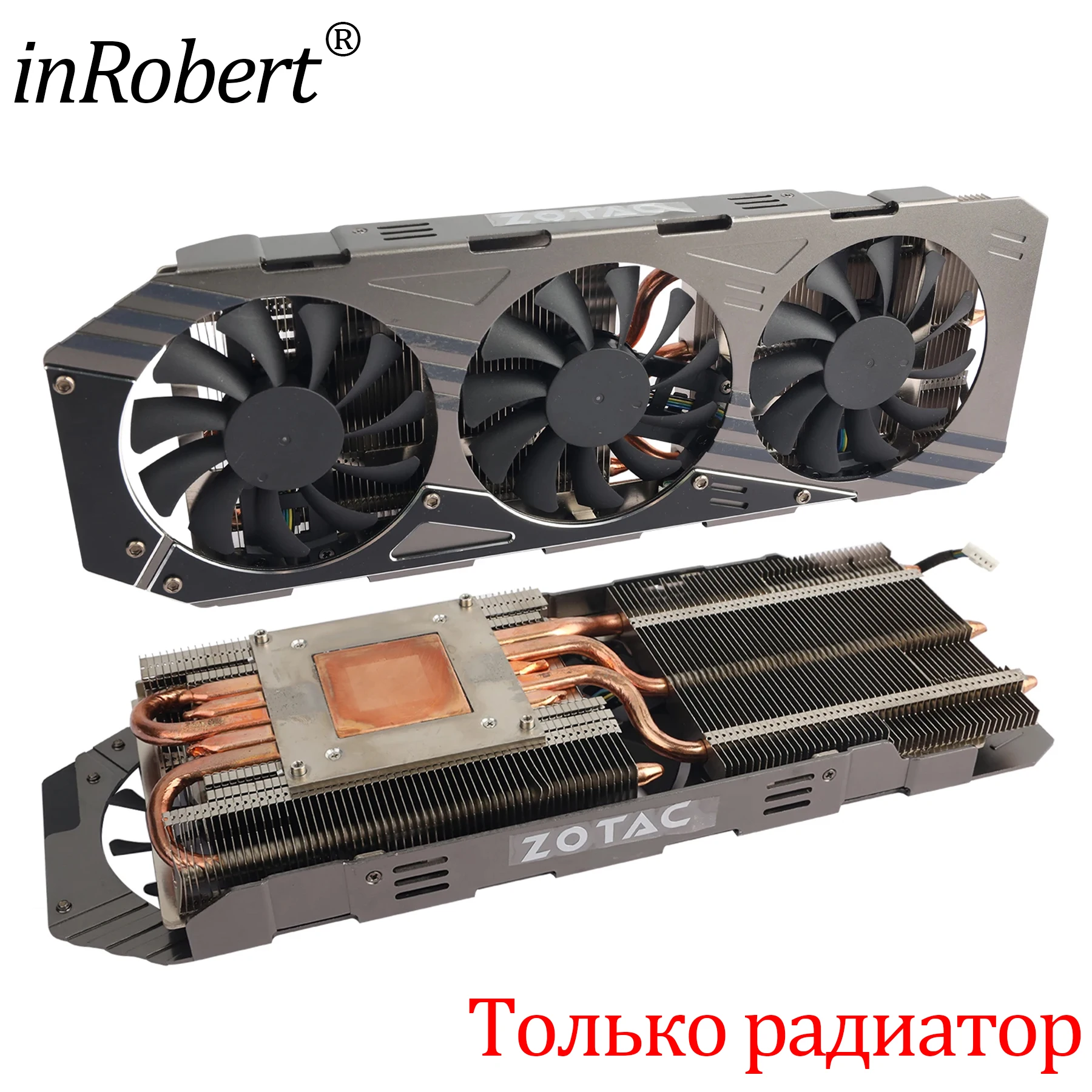 

Замена радиатора видеокарты GA81S2U GPU 75 мм для ZOTAC GeForce GTX 970 4 ГБ AMP, охлаждение видеокарты