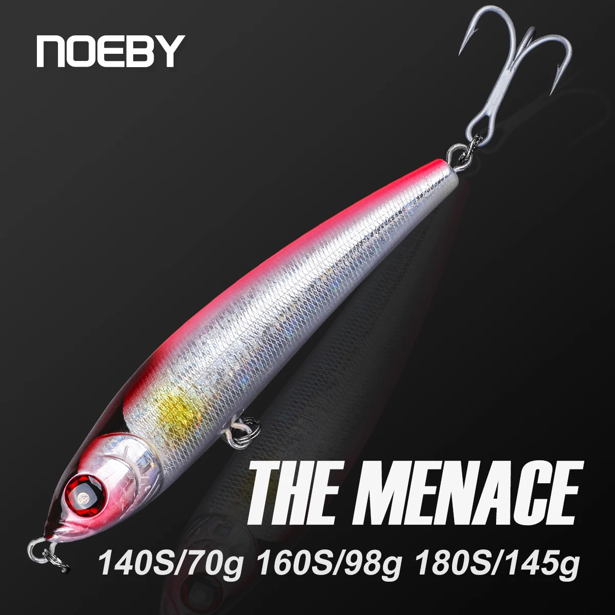 NOEBY Stickbait Fishing Lure 140mm 70g 160mm 98g 180mm 145g Sinking Pencil Artificial Hard Bait Big Game Sea Tuna Fishing Lures