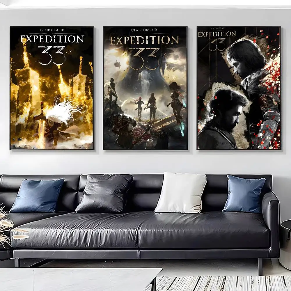 كلير O-obscur إكسبيديشن 33 ملصق فني عالي الدقة قماش ورق طباعة جمالي متقدم جدار الفن لغرفة المعيشة ديكور المنزل