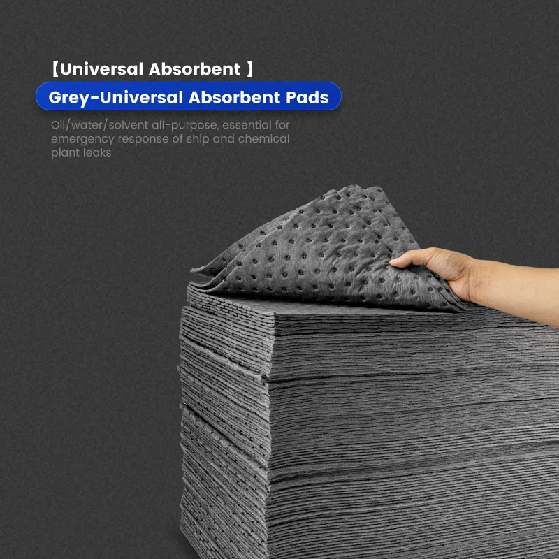 

BOZZYS Серые универсальные абсорбирующие подушечки 12X Маслопоглощающие 400x500 мм Промышленные для заводского морского гаража