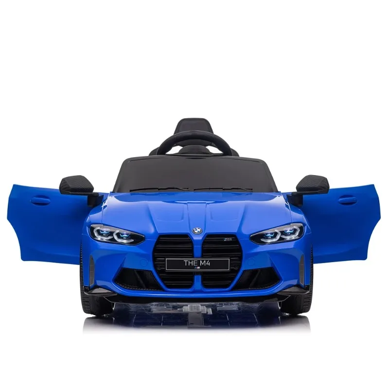 12V Kids Ride On Car with Remote Control 3 Speeds LED Lights Bluetooth MP3 USB Power Display Pull Handle Wheels Toy Vehicle