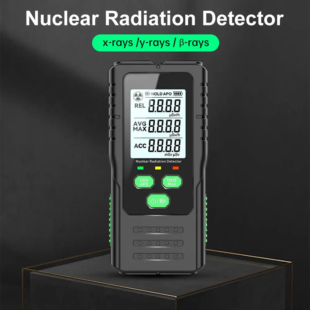 R&D RD650 Geiger counter Nuclear Radiation Detector X-ray Beta Gamma Detector Geiger Counter Dosimeter Radioactivity Tester