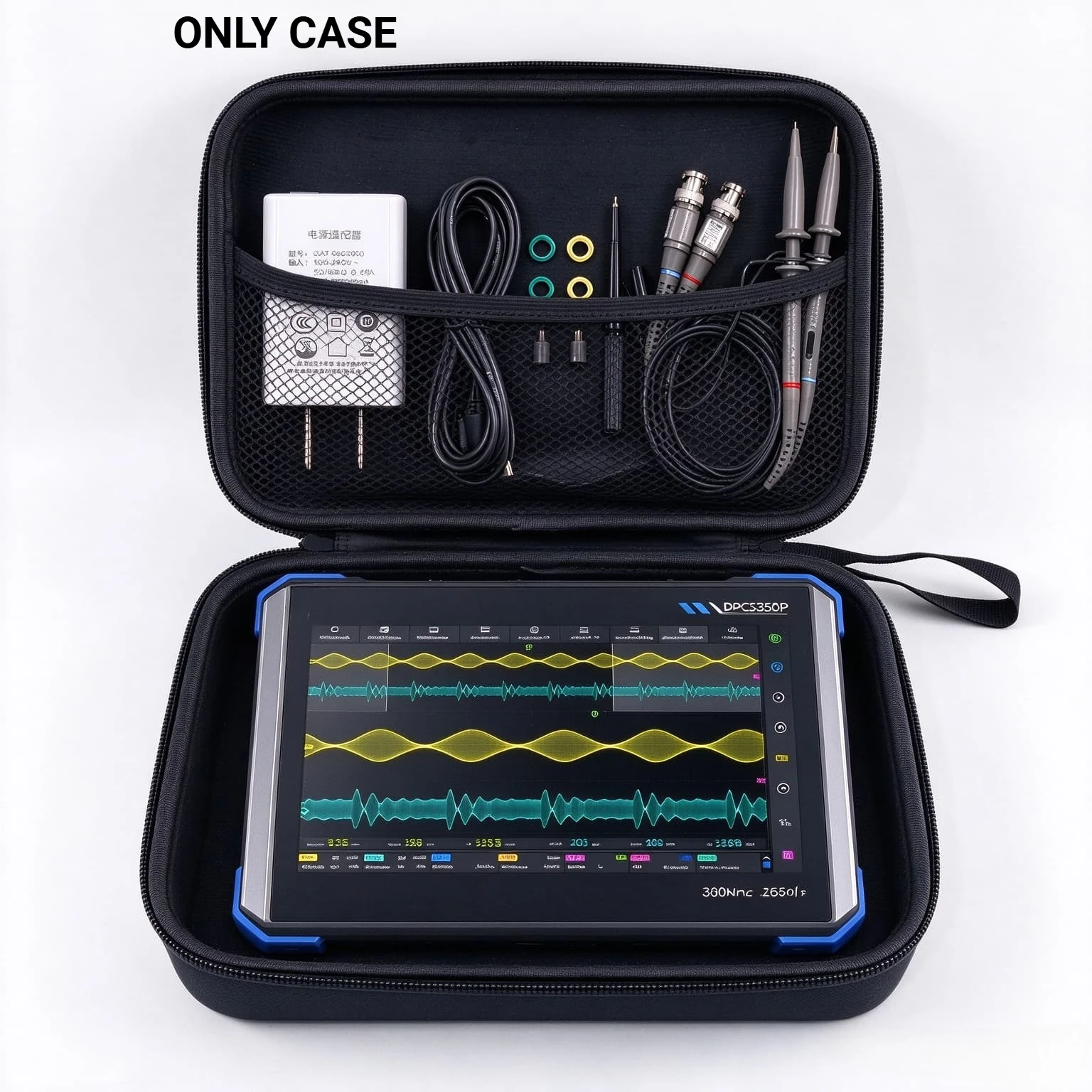 EVA Hard Storage Case for Fnirsi 1013d Dpos350p Oscilloscope & Accessories Portable Protective Carry Bag