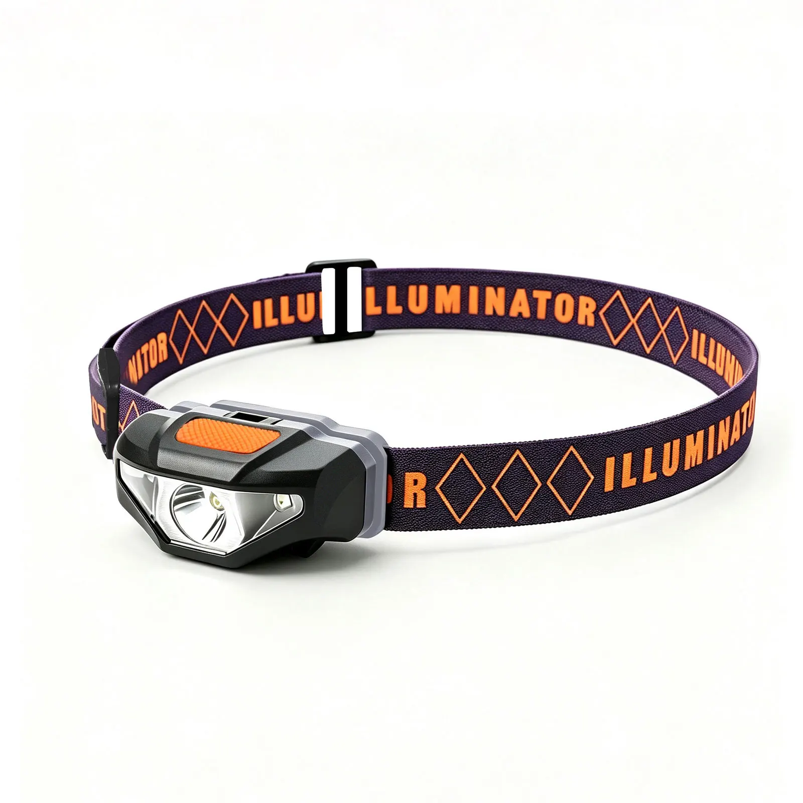 SOLOLANDOR Powerfull Mini Headlamp White Light LED Headlight 3-Mode Waterproof Head Torch Camping Hunting Flashlight AA Battery