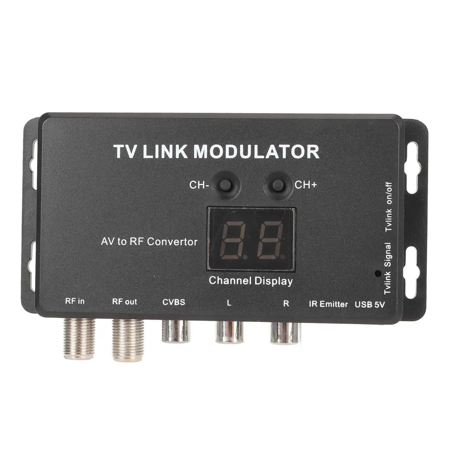 UHF Modulator TV Link 885.25MHz PAL NTSC AV RF Converter IR Extender