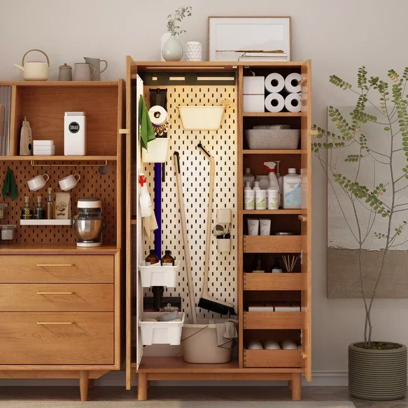Long - lasting Japanese-style lockers, perforated boards, cleaning cabinets, storage cabinets, bookcases, wardrobes