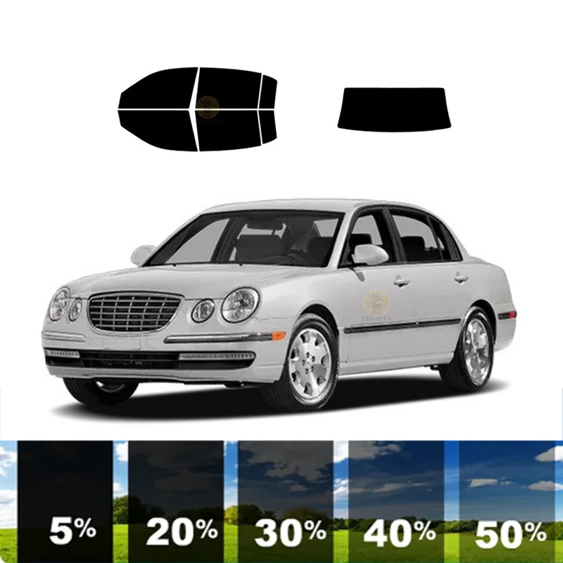 

Предварительно вырезанная съемная тонировочная пленка для окон для автомобиля, 100% УФР, 5%-35%VLT, теплоизоляция, карбон ﻿ Для KIA AMANTI 4 DR SEDAN 2004-2006 гг.