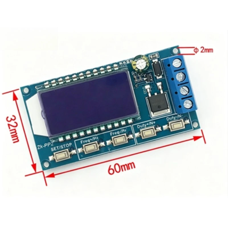 FOR High-power PWM dimming speed control module Number of solenoid valves Frequency duty cycle Adjustable cycle delay PP2