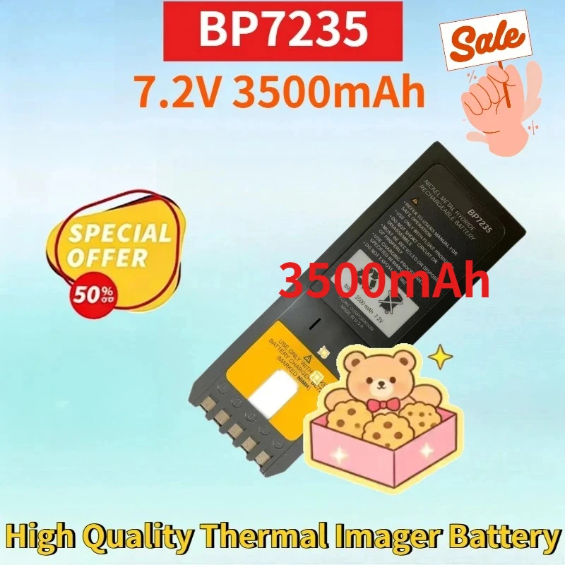 New BP7235 7.2V 3500mAh NI-MH Rechargeable Battery Pack for Fluke 700 Calibrato High Quality Thermal Imager Replacement Battery