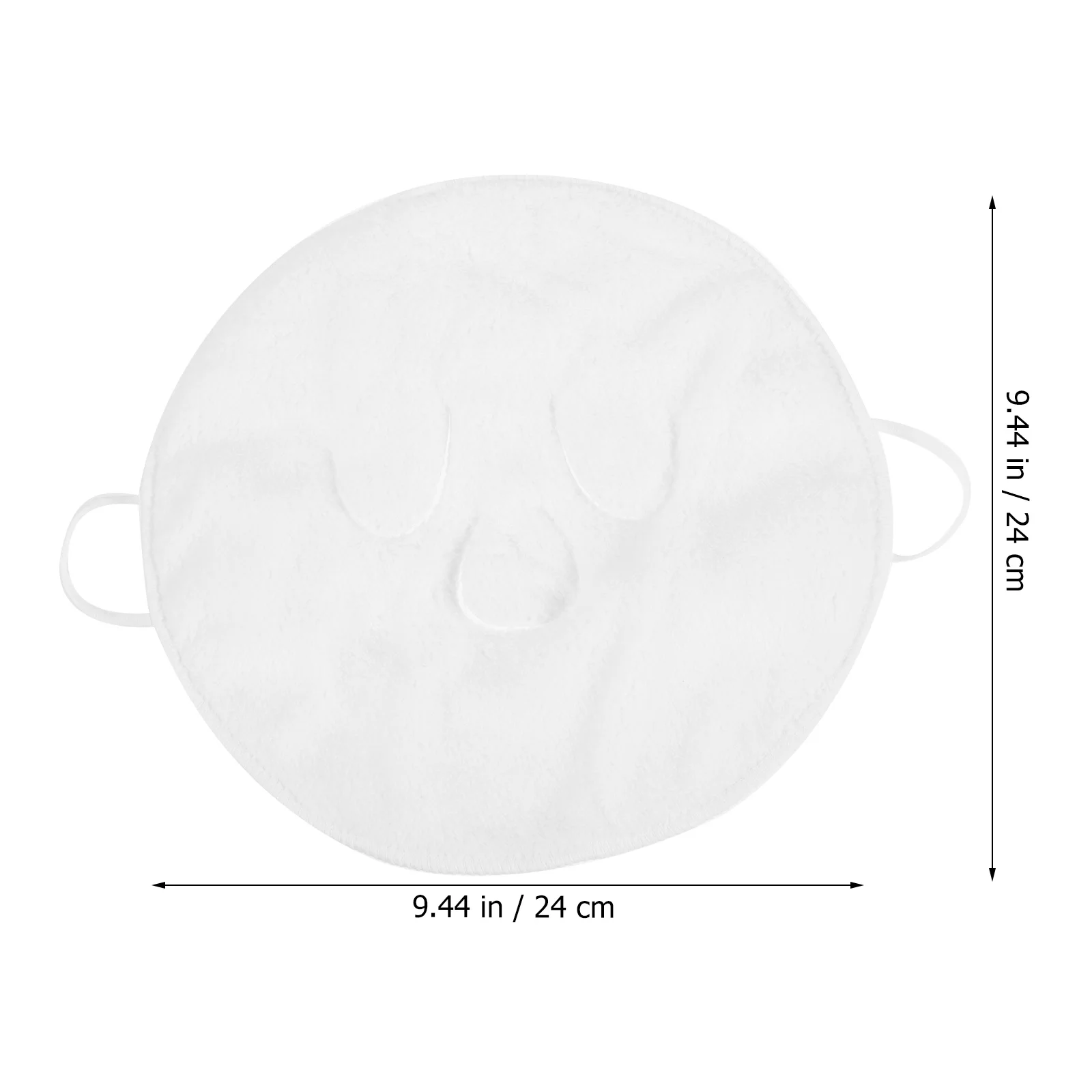 Hot Compress Facial Towel Mask Reusable Coral Fleece Full Face Coverage Steamer Towel for Spa Skin Treatment At Home