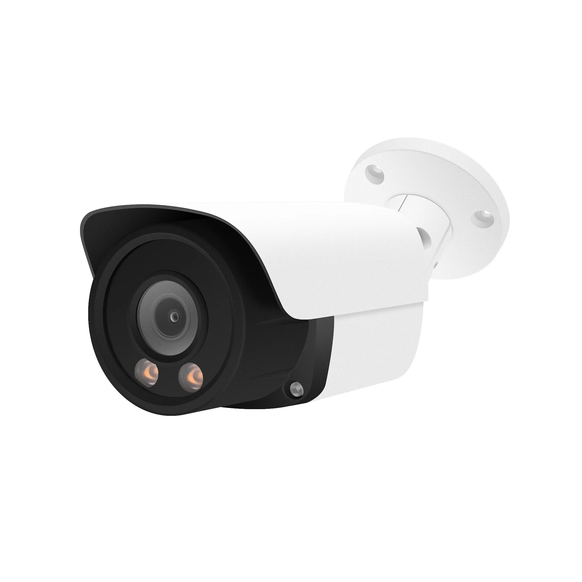 2026 8MP 4K Smart Color Night Bullet Outdoor Security IP Camera Built-in Mic. Face Detection Line Crossing Human/Vehicle Detecti