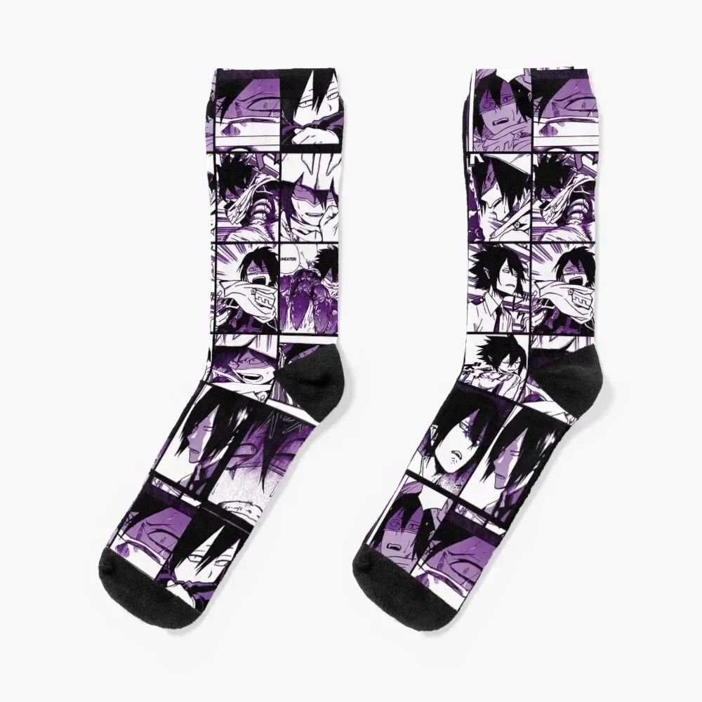

Tamaki Amajiki Collage color version Socks christmas stocking anime set Rugby Socks For Man Women's