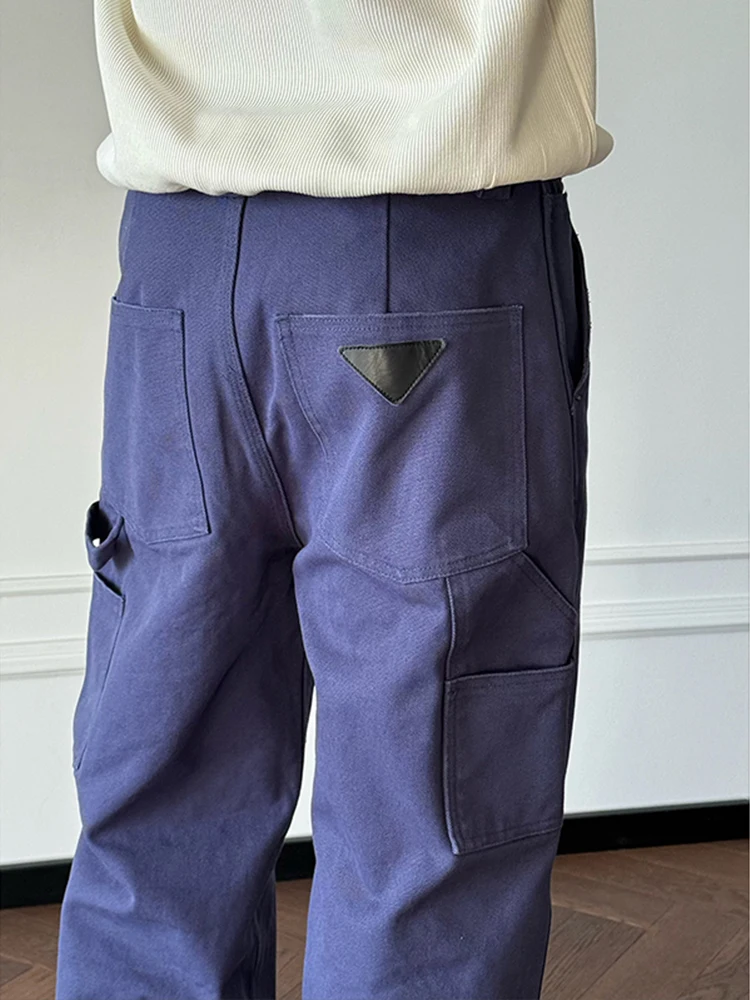 

Men's Casual Pants Autumn Winter New Design Sensation Small ence Workwear Sle Multi ket Leisure Trousers High End Am...