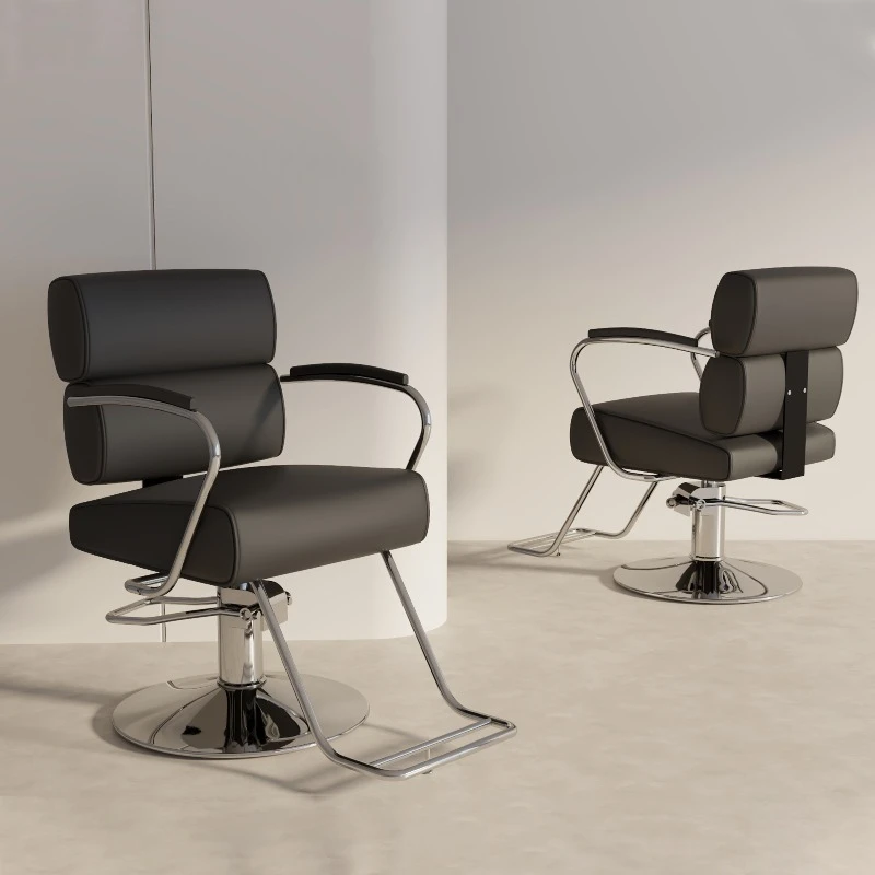 Cosmetic Luxury Professional Barber Chair Swivel Makeup Working Barber Chair Barber Shop Cadeira Giratoria Hair Salon Furniture