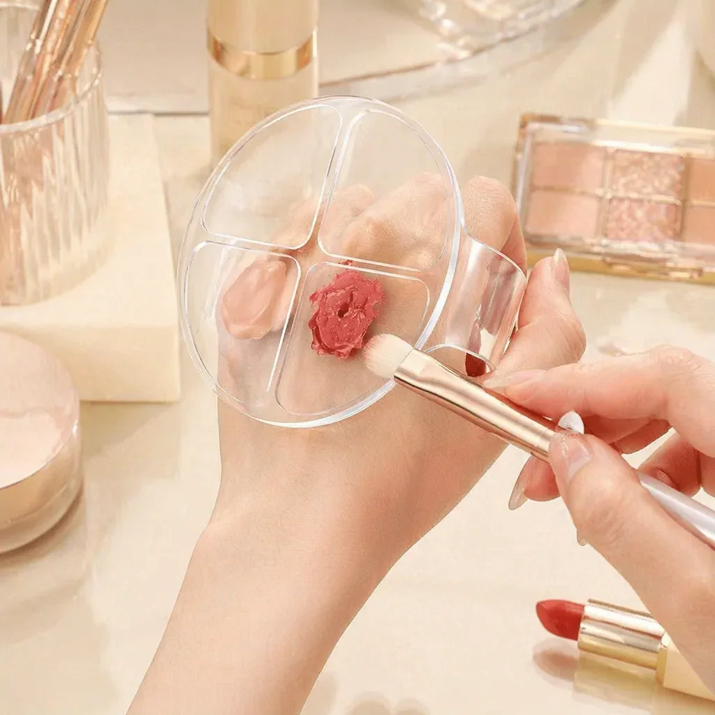 لوحة خلط ألوان أكريليك دائرية - مراجعة Beauty Makeup Tools وسعره