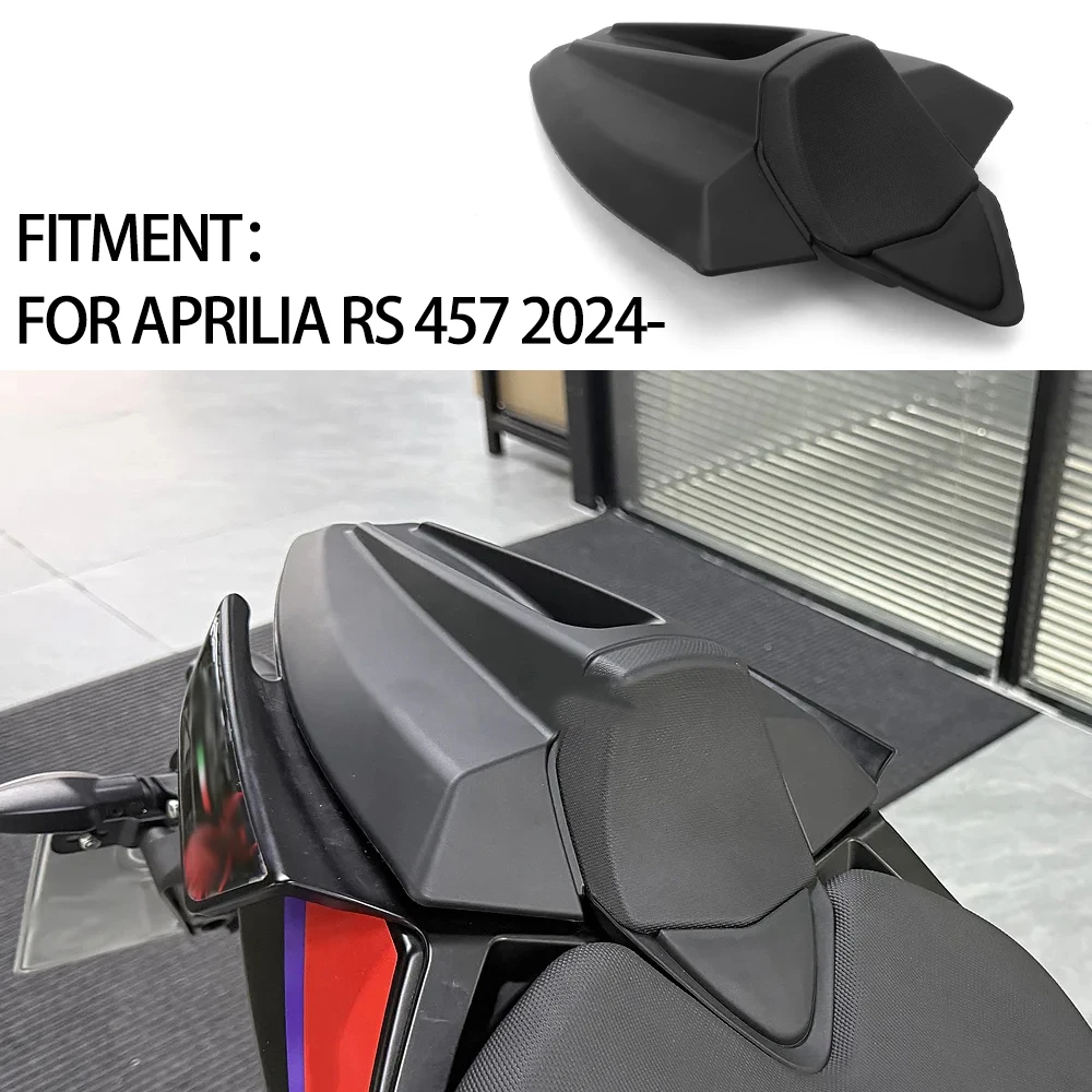 

New Motorcycle Accessories ABS Carbon Fiber Rear Seat Hump Cover For Aprilia RS457 rs 457 2024- Rear Seat Cover Fairing Seat