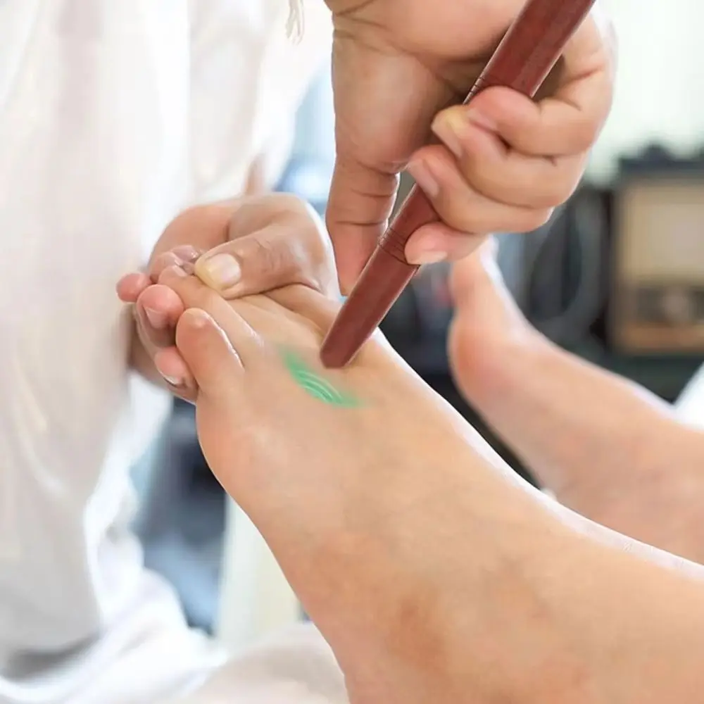 

New Wooden Acupoint Massage Stick Mini Round Head Foot Reflexology Massager Body Massage Stick for Relieve Physical Fatigue