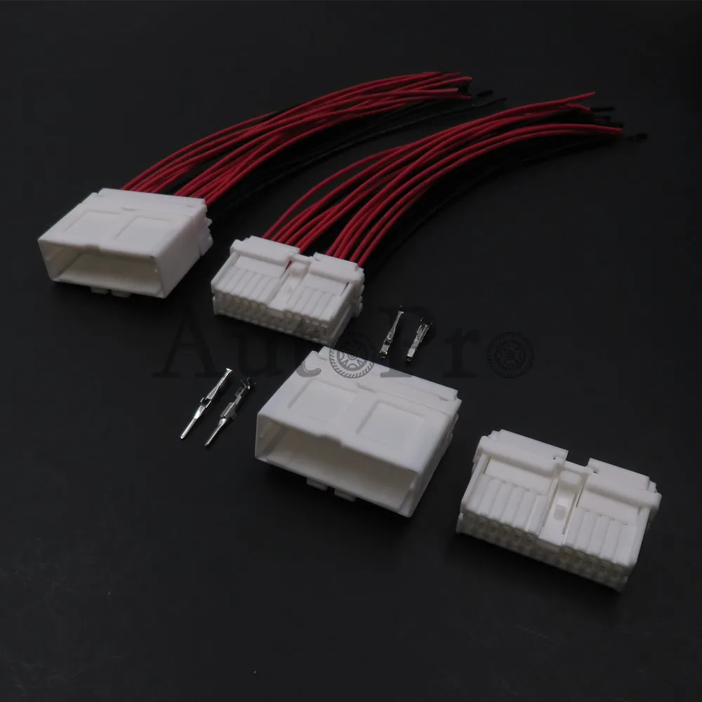 

Комплект из 24-контактных разъемов 1123364-1 AC для автомобилей, негерметичные штекеры 1123387-1, автомобильные разъемы типа «папа-мама» MG653033, клеммные гнезда для автомобильной проводки