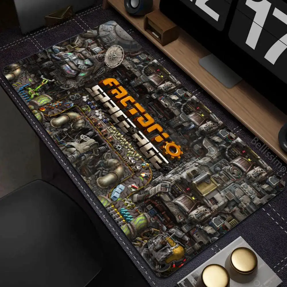 Factorio Mouse Pad Popular Large Gamer XXL KeyboardMat Oni MouseMat 900X400MM Rubber Desk Mat GamingMousepad