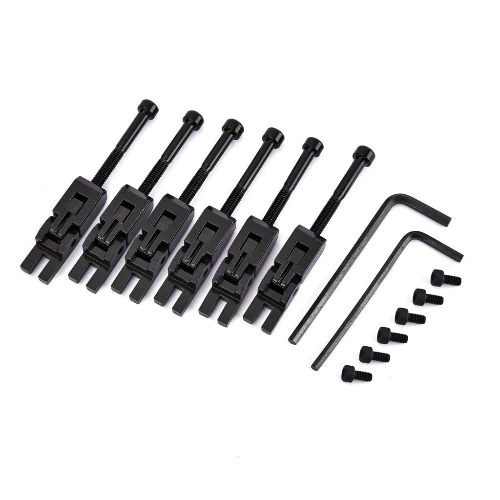 6-String Saddles for Floyd Rose Guitar Bridge with String Lock Screws Guitar Accessories for Acoustic Guitar