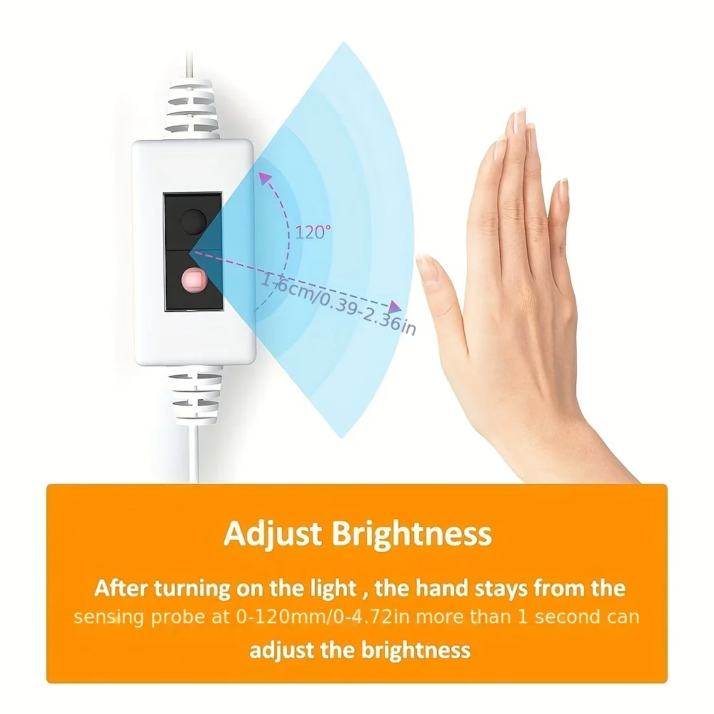 Pop USB 5V LED Light Strip Hand Sweep Dimmer Led Lamp 2835 Motion Sensor Christmas Lighting For Home Party DIY Decor TV Backligh