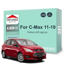 14Pcs Cars Accessories For Ford C-Max Cmax 2011 2012 2013 2014 2015 2016 2017 2018 2019 Canbus LED Interior Light Bulb Tools