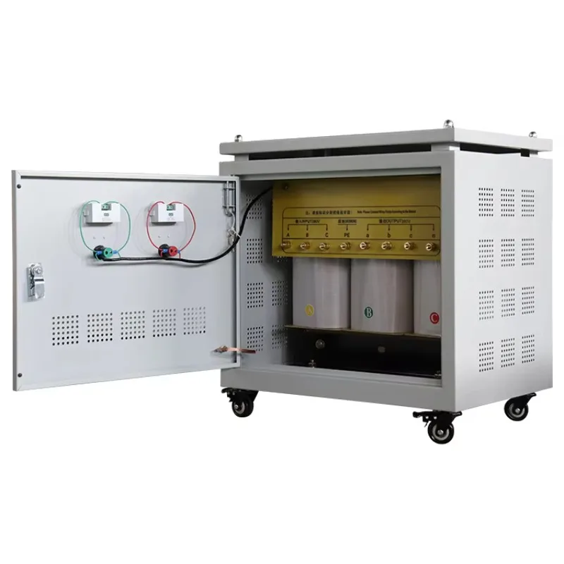 工場直販 高品質 5KVA～40KVA 乾式変圧器 220V～380V フライバック構造 三相 プラスチック製