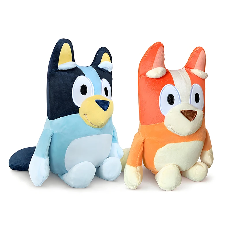 Bluey giocattoli di peluche 28CM Bingo Bandit Chilli Anime Figure membri della famiglia giocattoli di peluche modello bambole regalo per bambini