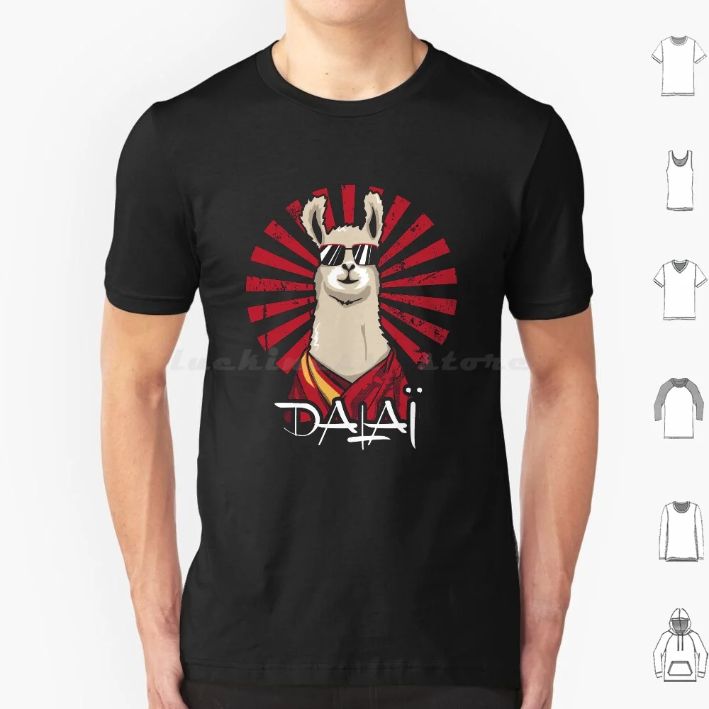 Lama T Shirt Cotton Men Women DIY Print Lama Buddhist Monk Buddhism Buddha Less Lama Funny Lama Spirituality