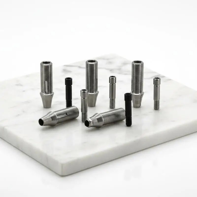 Autoklavierbares temporäres Abutment für Dentium System Hex Nonhex Tibase mit Schraube für wiederholten zahnmedizinischen Gebrauch – Detail 3