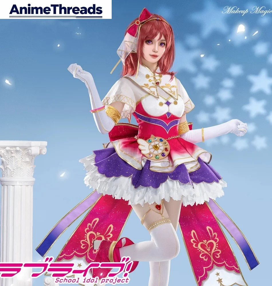 

Костюм для косплея Маки Нисикино из аниме Lovelive, униформа для игр и вечеринок, одежда для ролевых игр на Хэллоуин