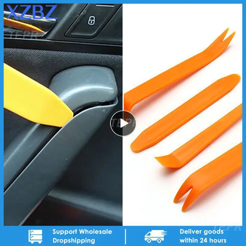 Auto Door Clip Panel Trim Removal Tools Kit Car Interior Disassembly Panel Tool Navigation Conversion Plastic Blades Hand Tool