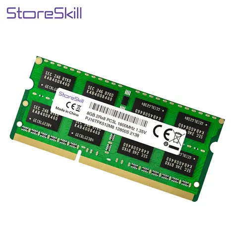 StoreSkill Notebook Memory RAM DDR3L 2GB 4GB 8GB 1333MHz 1600MHz  Laptop SODIMM Memoria