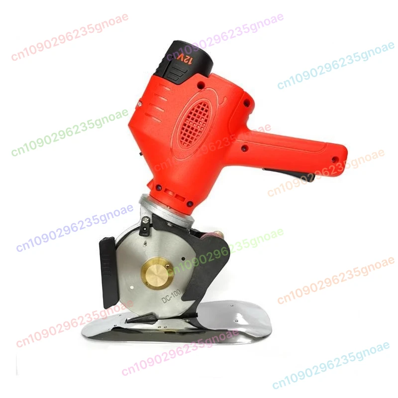 

DC-100 Cordless Electric Round Scissors - Cloth/Leather/Fabric Cutting Machine with Electric Round Knife