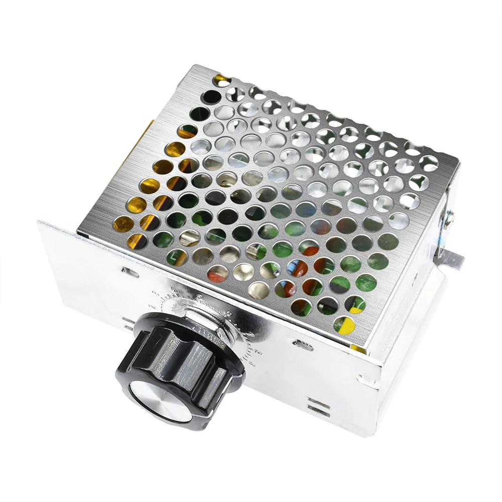 Professional Voltage Regulators 4000W 220V High Power SCR Speed Controller Electronic Voltage Regulator Governor image 3