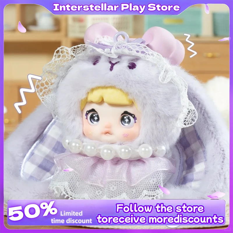 

Original Nommi Baby Sweetheart Bunny Series V2 Vinyl Blind Box Doll Trendy Pendant Bag Decoration Collection Girl Heart Gifts