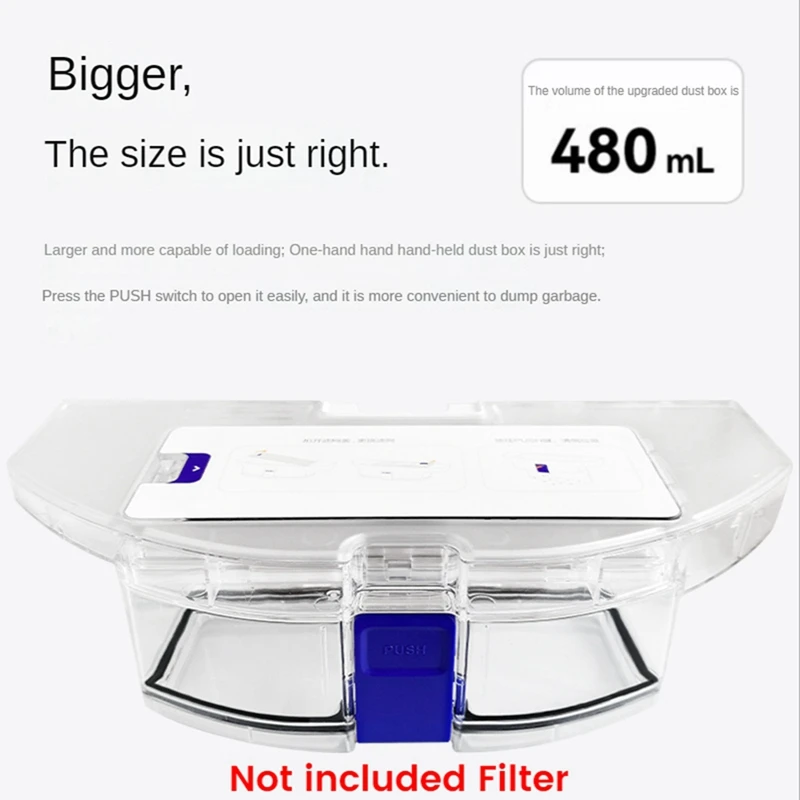 صندوق غبار للمكانس الكهربائية الروبوت Narwal J3 ، صندوق القمامة ، ملحقات التنظيف المنزلية ، قطع الغيار البديلة