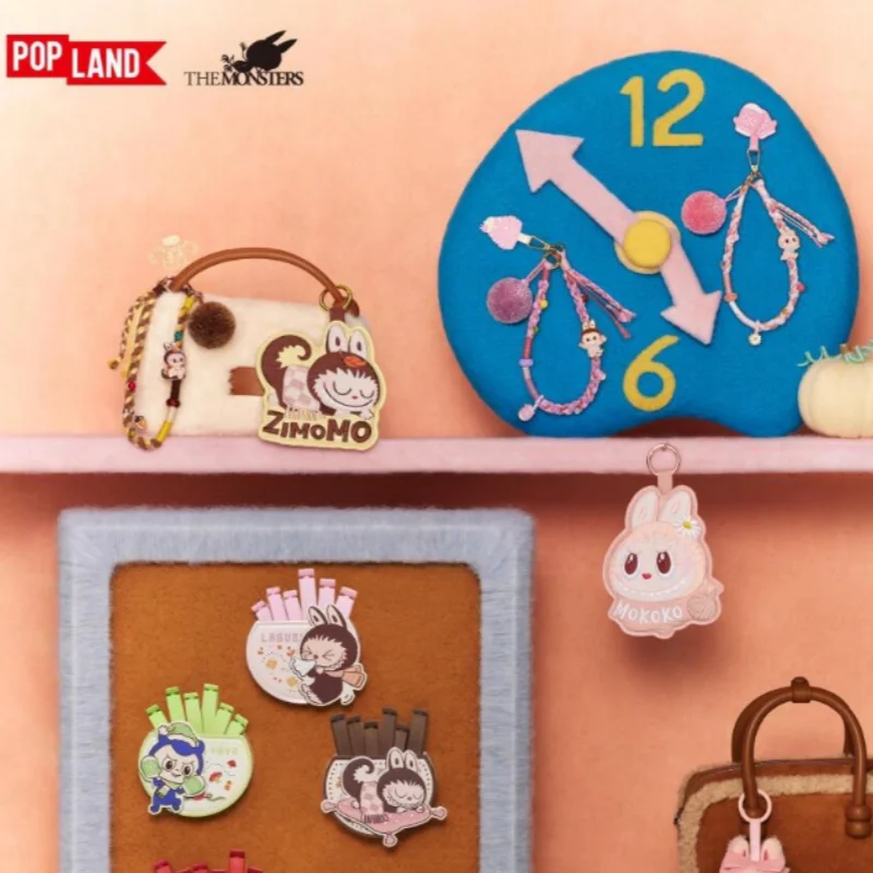 Caja misteriosa POP LAND Edición limitada Mokoko ZIMOMO funda para tarjeta colgante serie caja ciega decoración juguete para regalo coleccionado