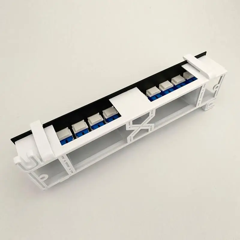E1PF Wallmount или Rackmount 1U Ethernet Patch Panel Pank Down Down Block для кабеля