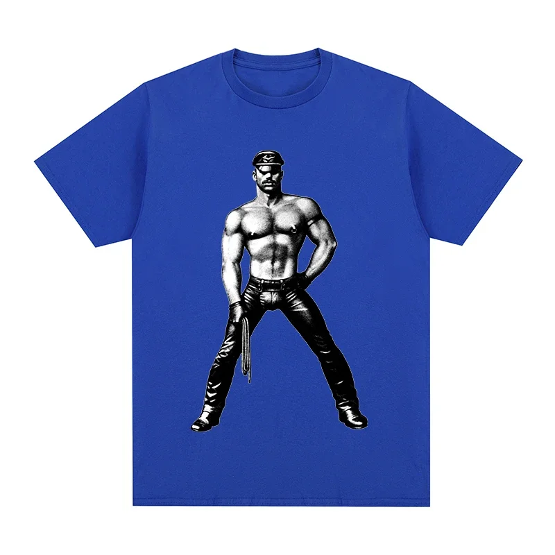 Cotton Men T Shirt New TEE TSHIRT Womens Tops Tom of Finland Art LGBT GAY Rainbow COWBOY Cops Boyfriend T-shirt