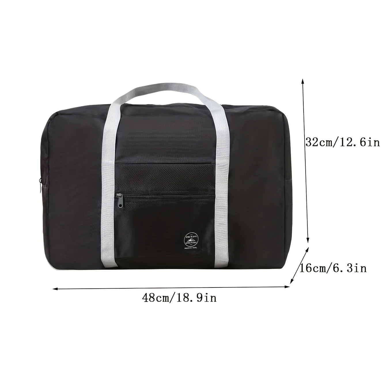 Large Capacity Travel Storage Bag, Waterproof Folding Carry-on Bag, Portable Lightweight Shopping Bag