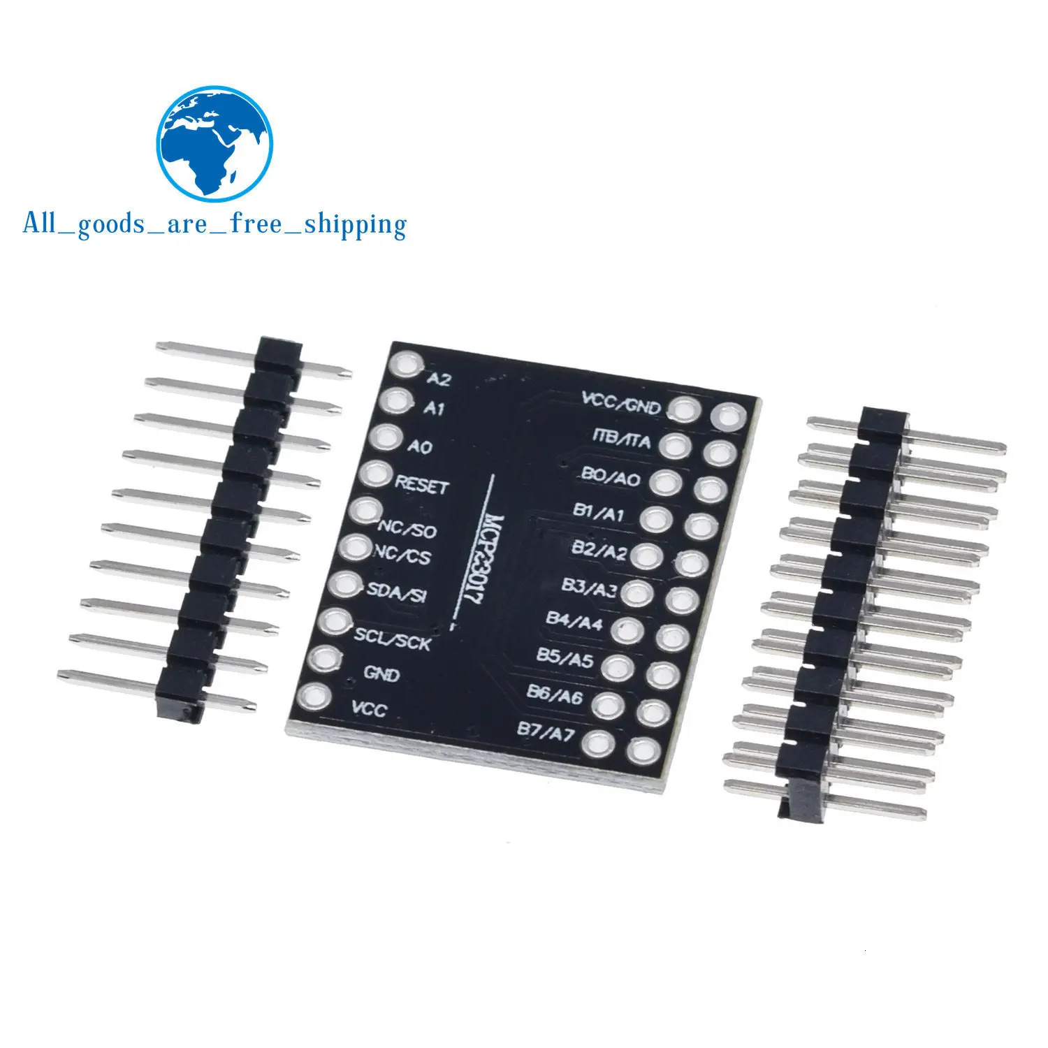 TZT 1/3PCS MCP23017 Interface Modul IIC I2C SPI MCP23S17 16-Bit I/O Expander Pins 10Mhz interface Modul – Detail 4