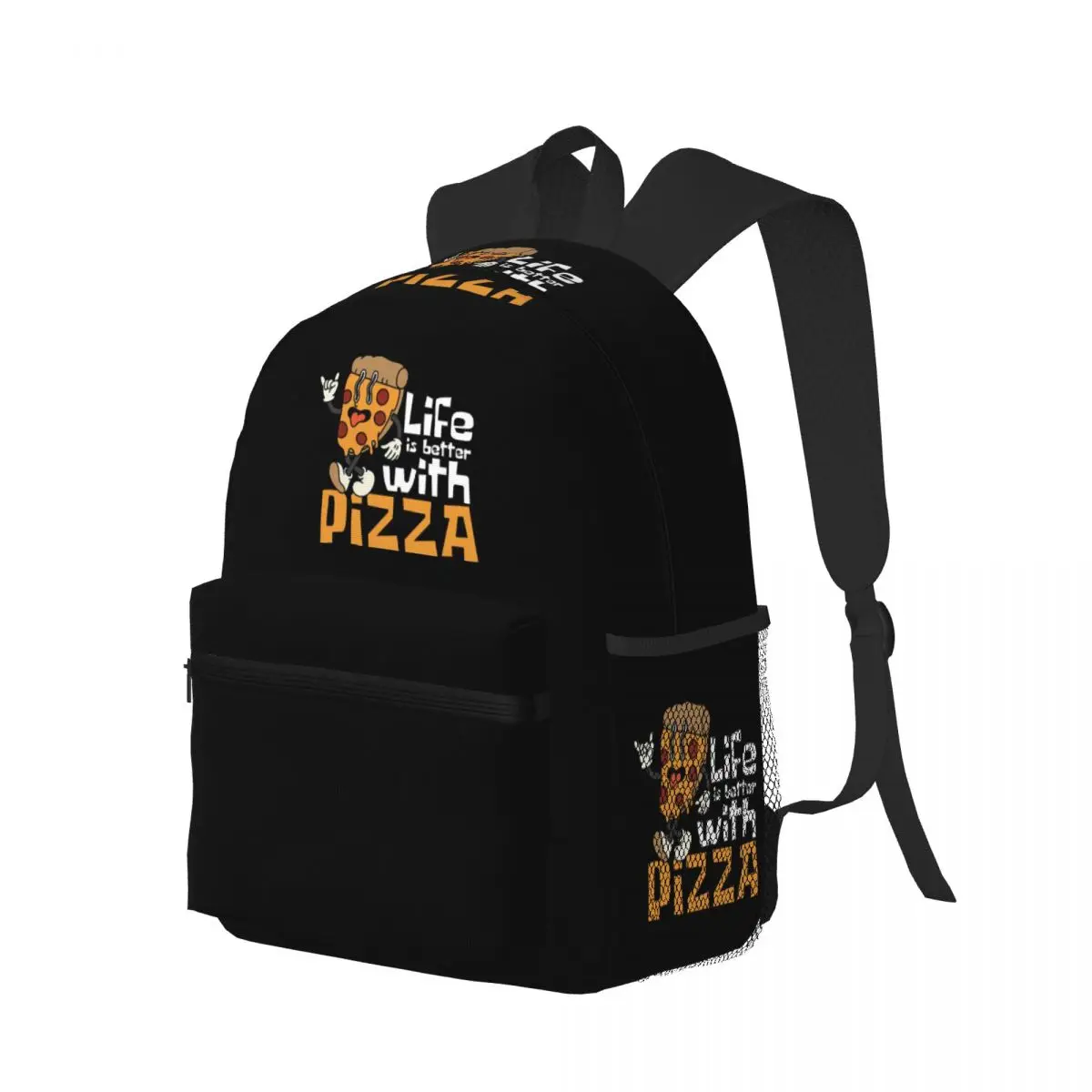 

Pizza Slice Pop Art Student Backpack School Bag Hiking Travel Daypack for Boys Girls Bookbag Shoulder Bags