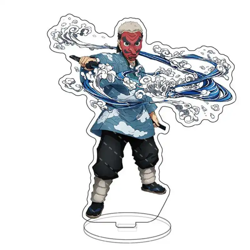 Anime Demon Slayer Acryl-Ständer Kimetsu No Yaiba Figuren Manga Garage Kits Miniaturen Modelle Spielzeug GK Ornamente Dekoration