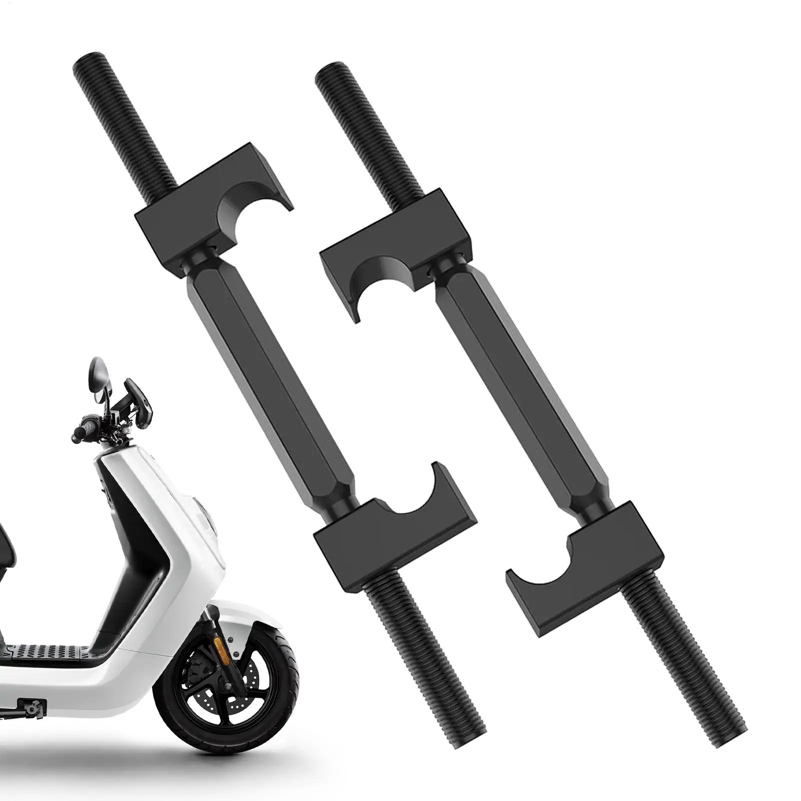 

Coil Spring Compressor Tool Motorcycle Spring Compressor Strut Spring Compressor Kit Manual Removal Puller Tool for Motorbike