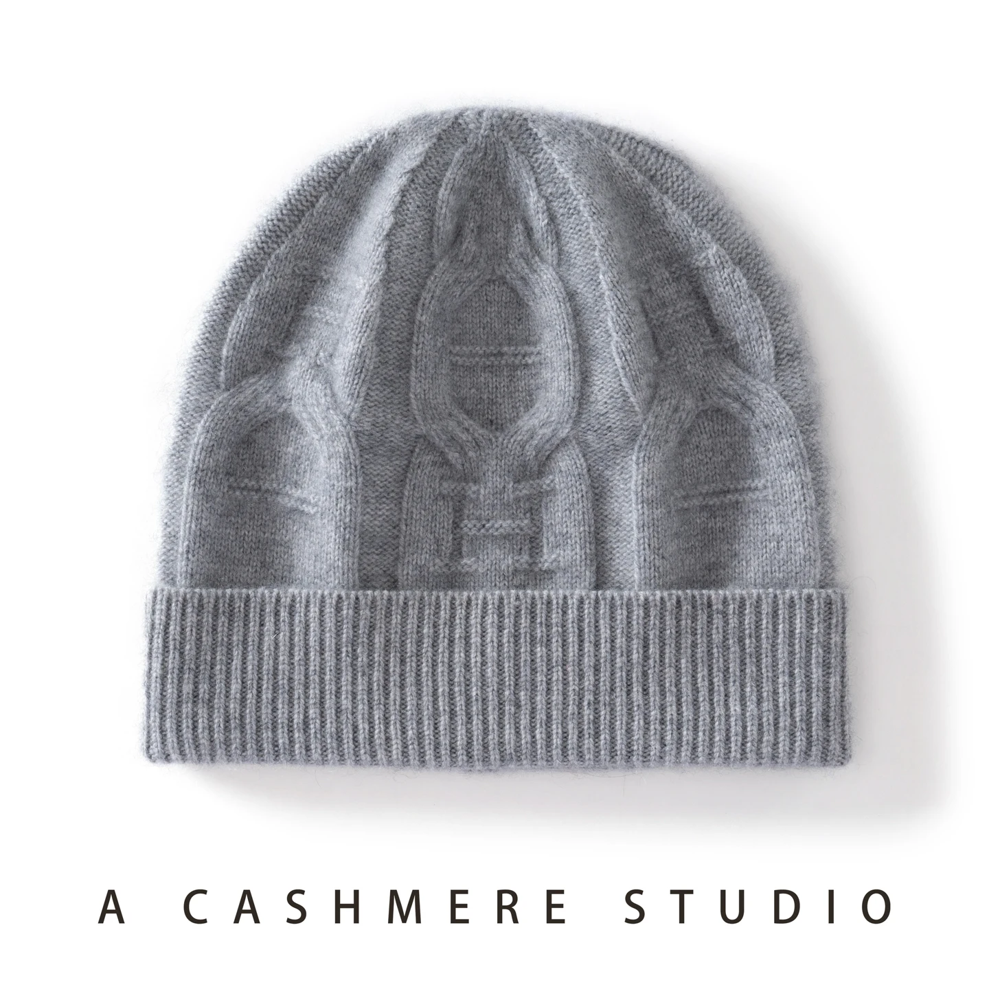 

MERRILAMB Cashmere Unisex Hats Autumn Winter Cashmere Soft Color Warm Streetwear Cap Men Women Solid Knitted Outdoor Beanie Hat