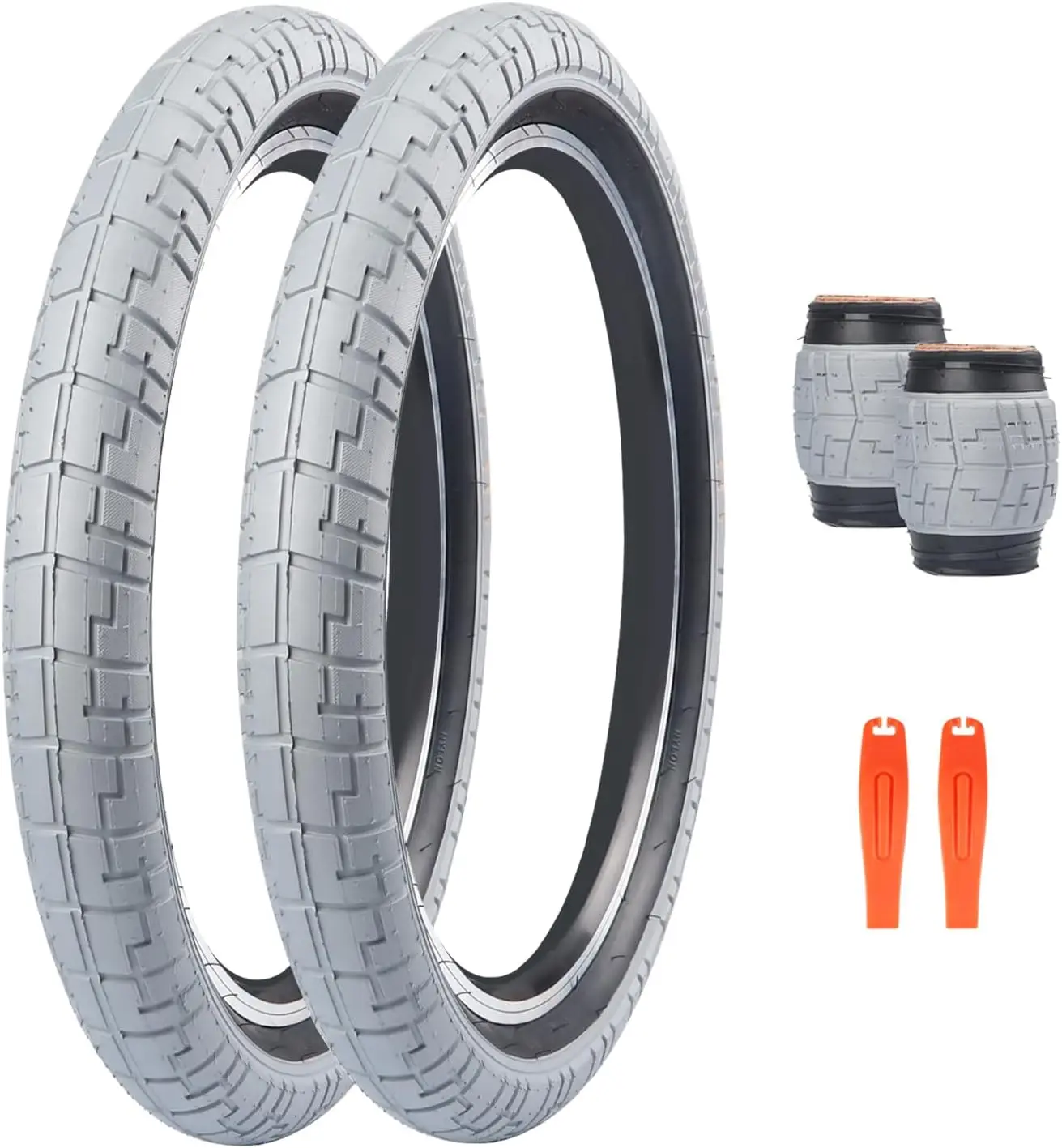 

Велосипедные шины ZUKKA 20 x 2,4, 2 упаковки, 20-дюймовые велосипедные шины, складные сменные шины для детского велосипеда, горного велосипеда MTB, BMX Freestyle