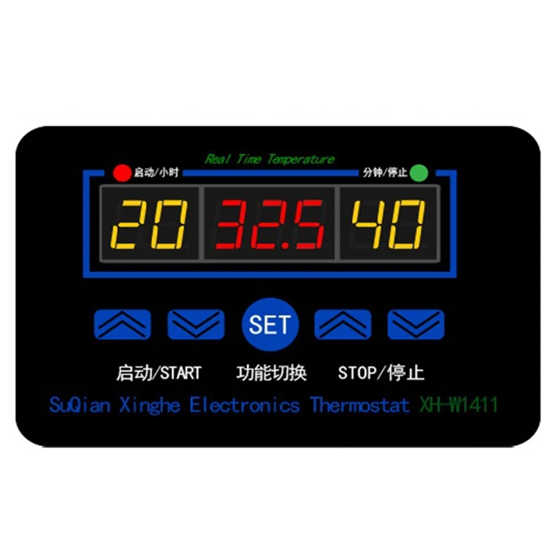 

W1411 10A LED Digital Temperature Controller Thermostat Control Switch Sensor For Greenhouses Animal Husbandry