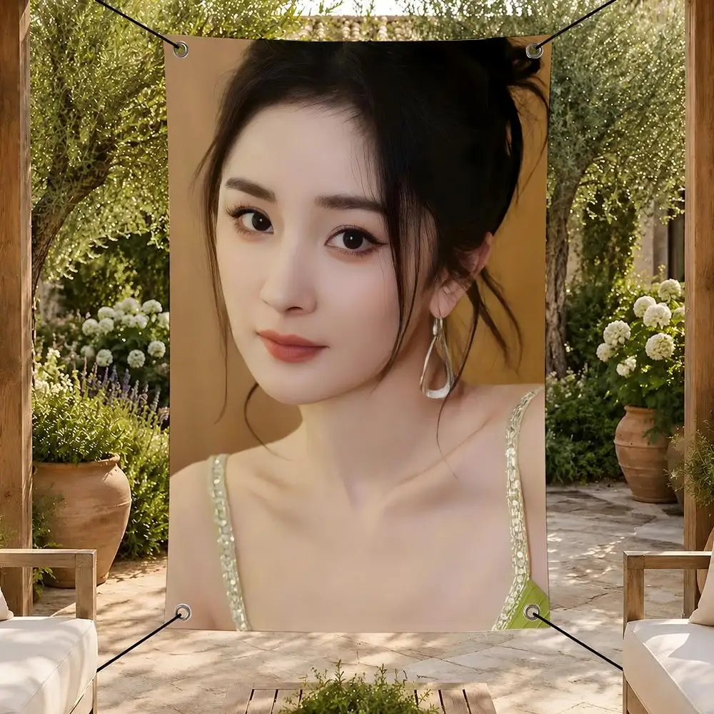 Yang Mi Actor Flags Vertical Flag For Garden Party Living Room Home Wall Decor Bedroom Outdoor