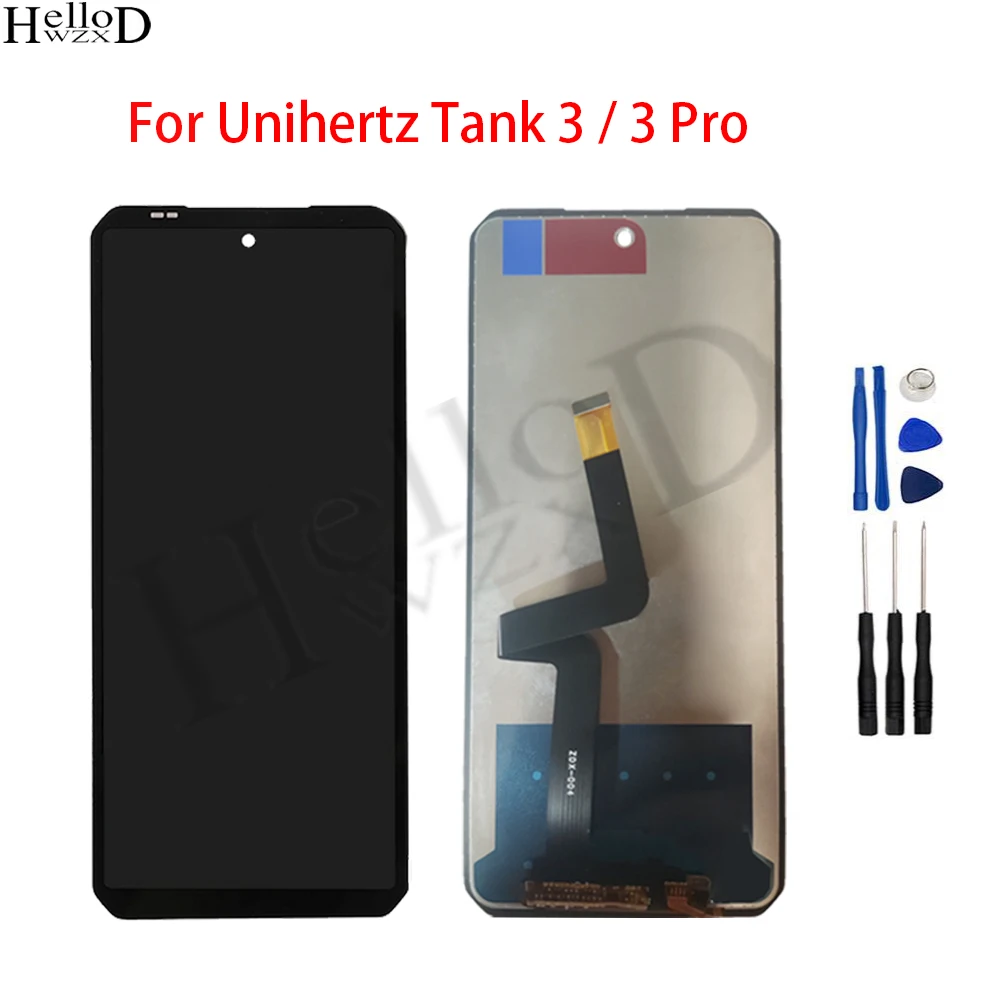 For Unihertz Tank 1 2 3 Pro LCD Display Touch Screen Digitizer Assembly Replacement Part + Tools